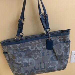 Blue Coach Purse